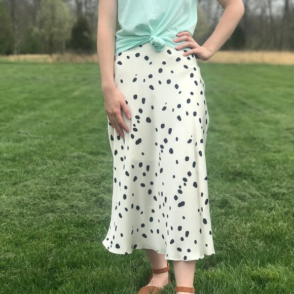 Dalmatian print midi skirt - Picture 5 of 6